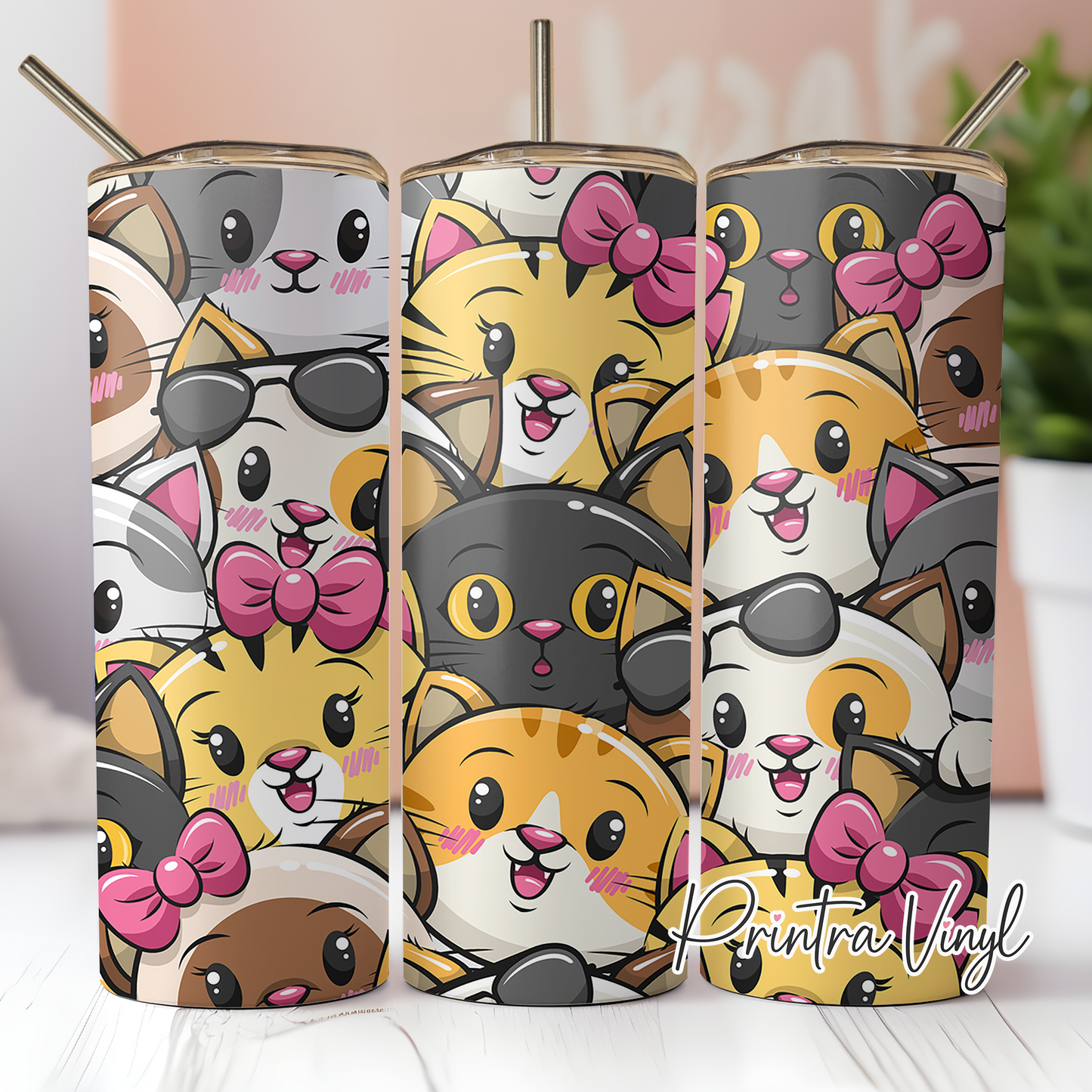 Cute Cats Tumbler Wrap (TW19)