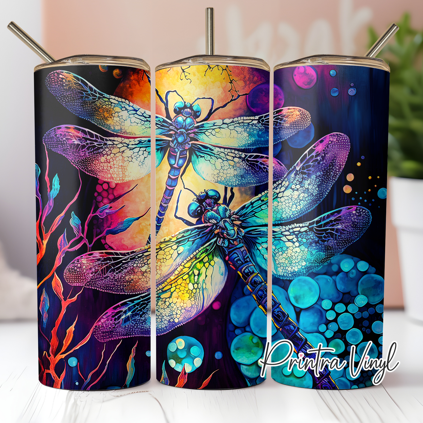 Dragonflies Ink Tumbler Wrap (TW88)