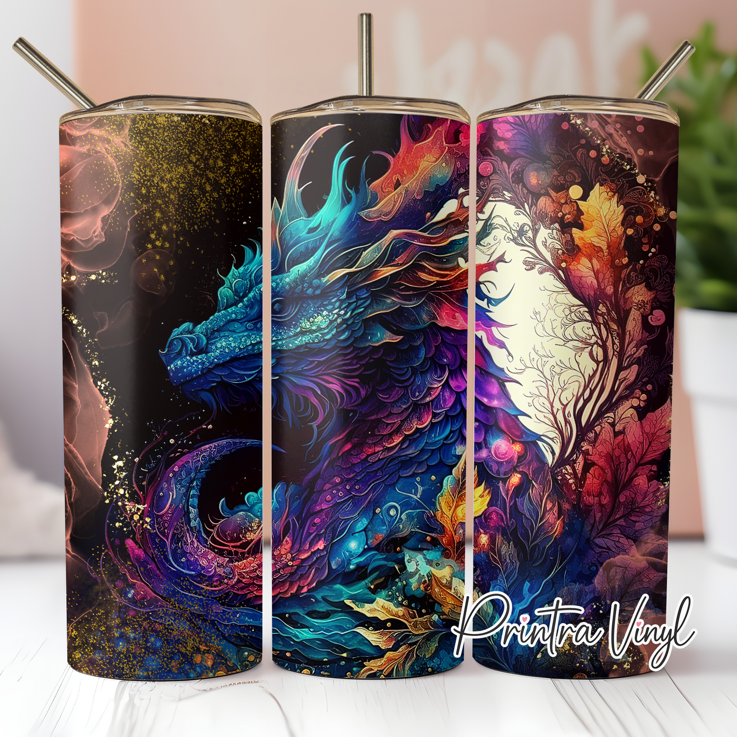 Dragon Ink 02 Tumbler Wrap (TW78)