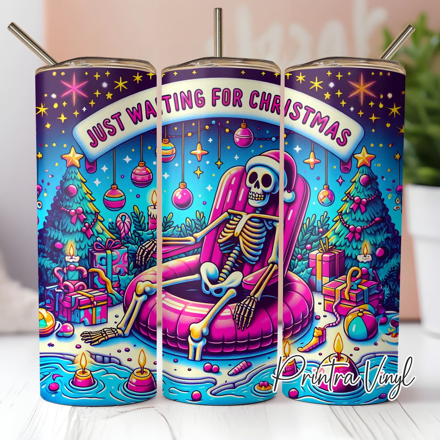 Waiting For Christmas Tumbler Wrap (TW288)