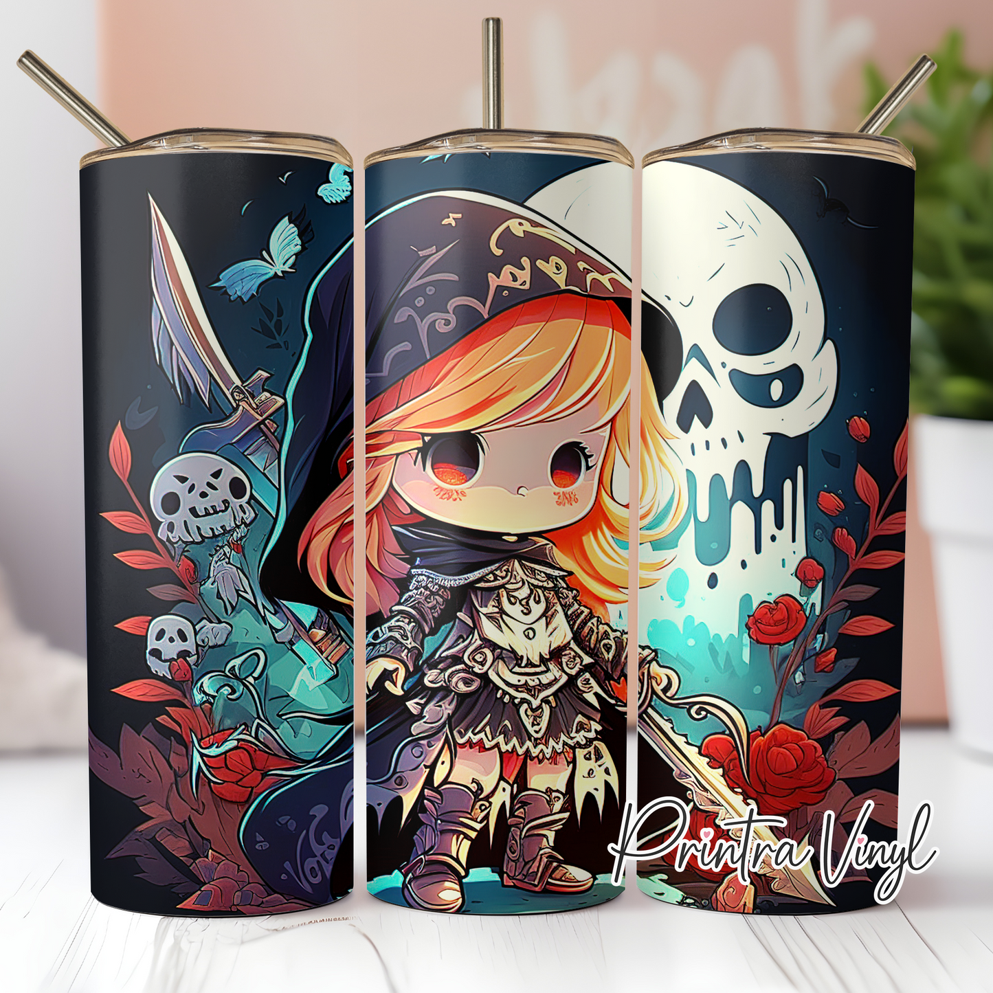 Chibi Goth Tumbler Wrap (TW125)