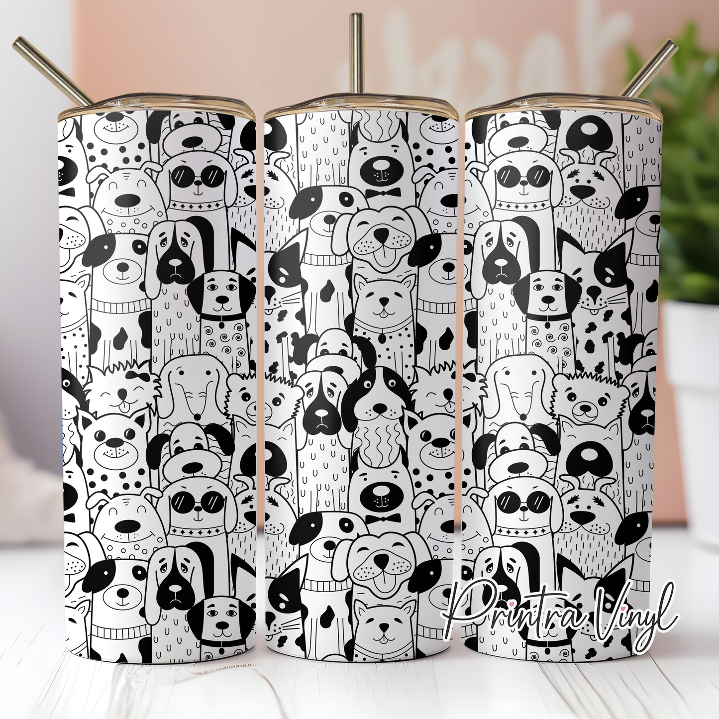 Funny Dogs Tumbler Wrap (TW20)