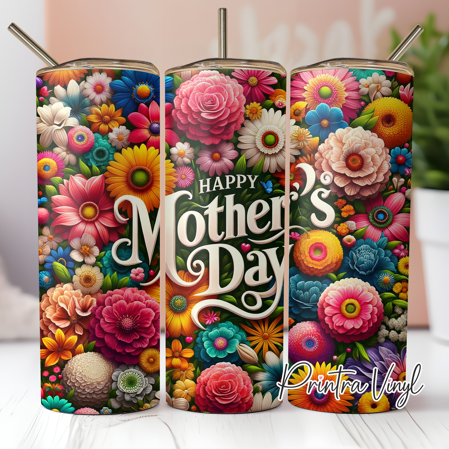 Floral Mother's Day 01 Tumbler Wrap (TW285)