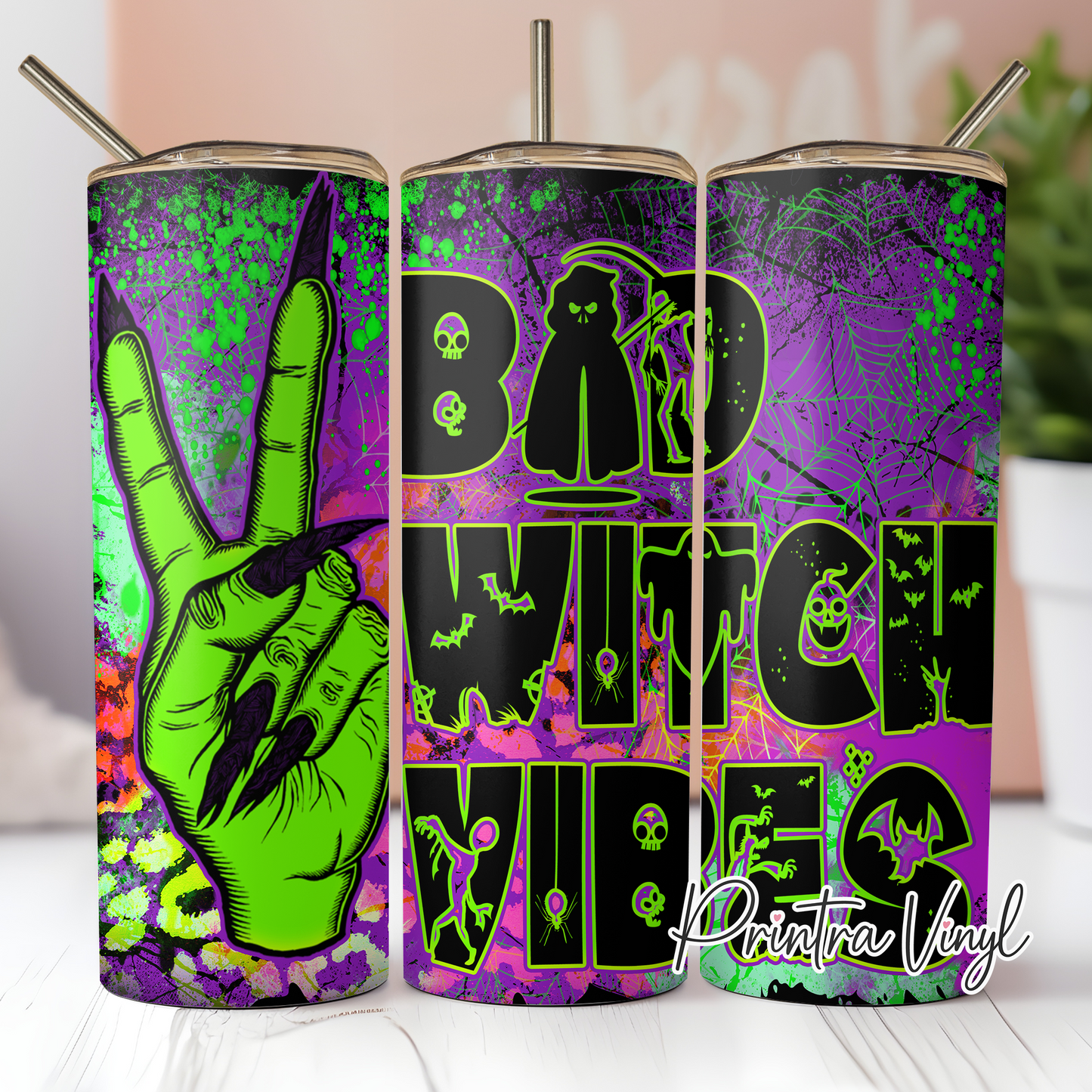 Bad Witch Vibes Tumbler Wrap (TW46)