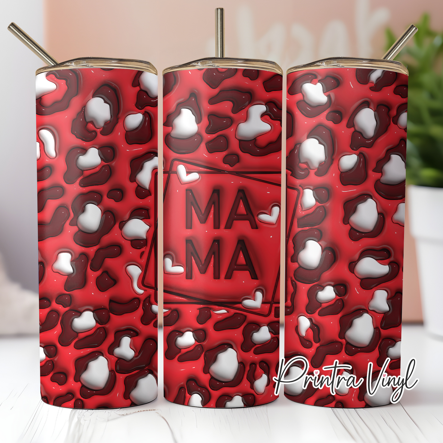3D Puff Mama 01 Tumbler Wrap (TW211)