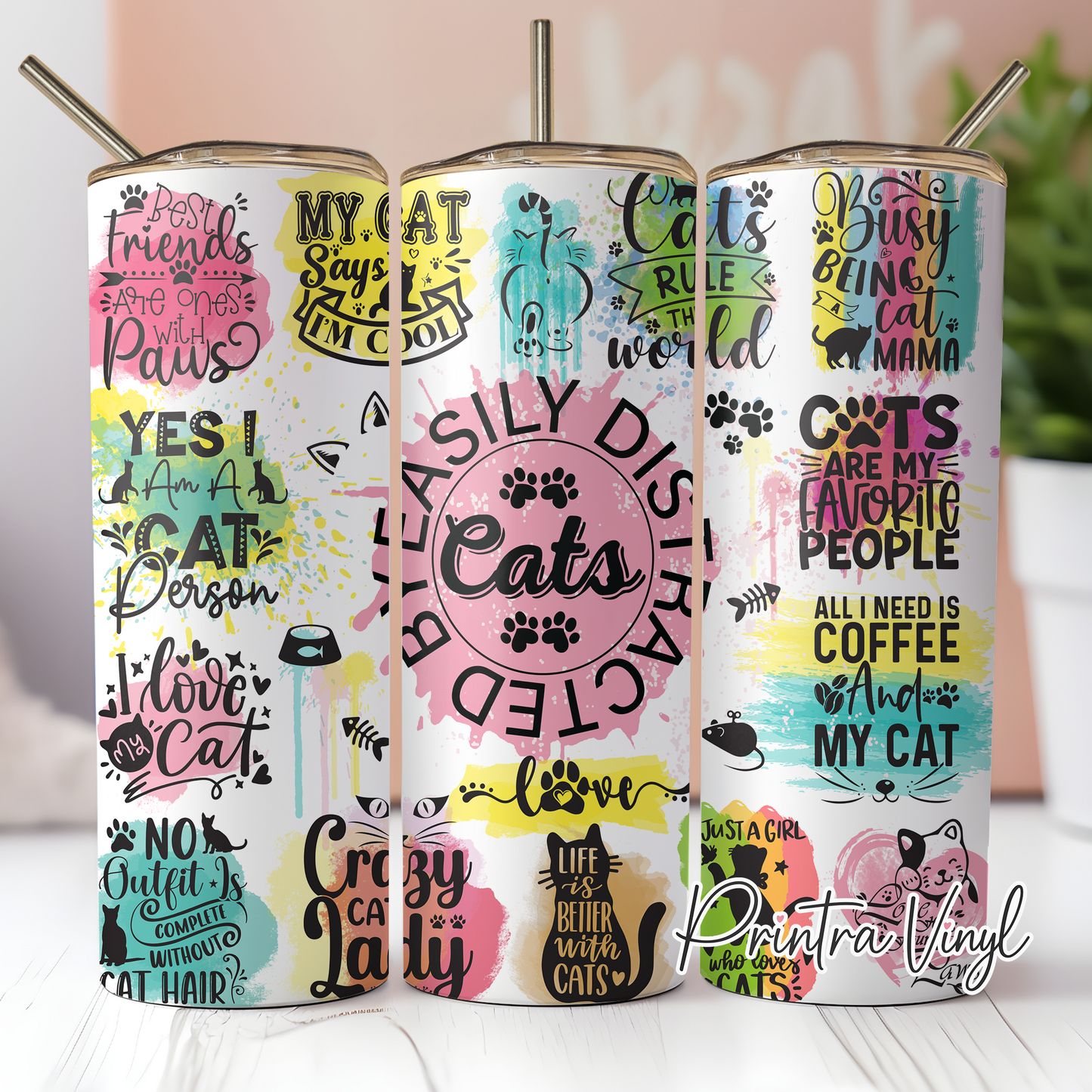 Cat Quotes Tumbler Wrap (TW273)