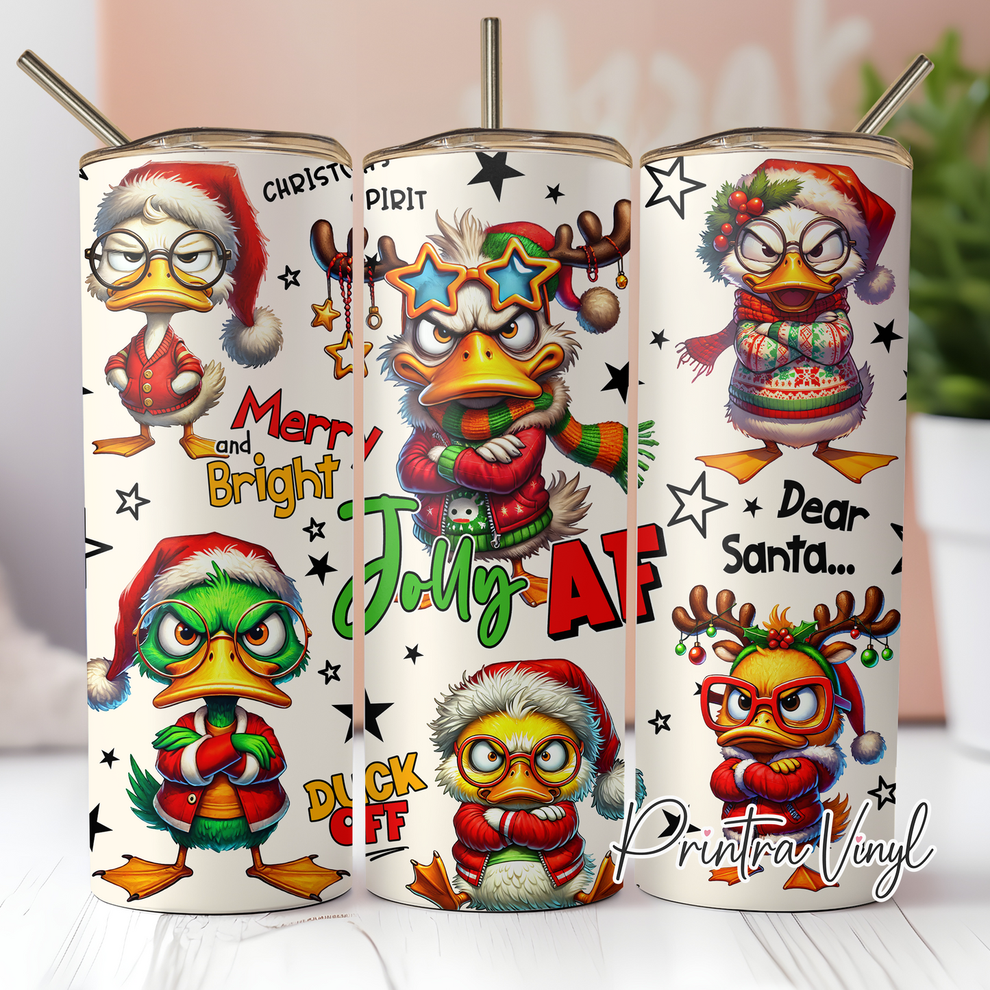 Grumpy Duck 01 Tumbler Wrap (TW292)