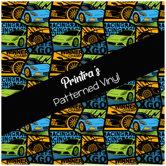 Speed Grid #01 Patterned Vinyl