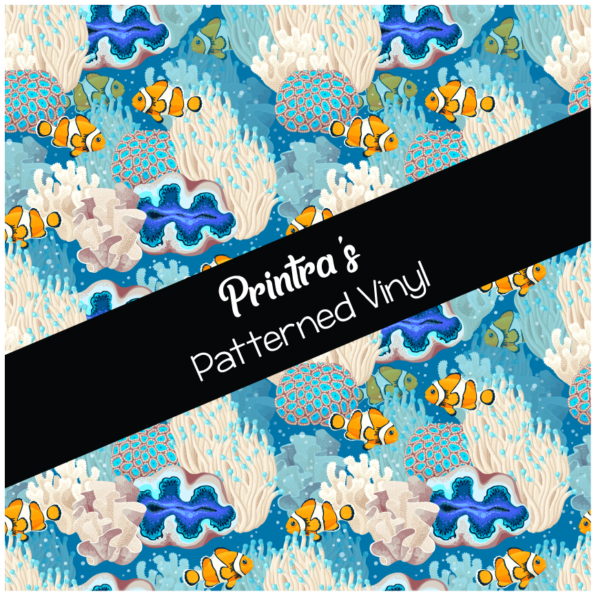 Clownfish Cove #01 Patterned Vinyl