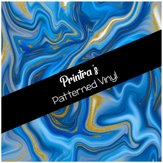 Gold Ink Marble #03