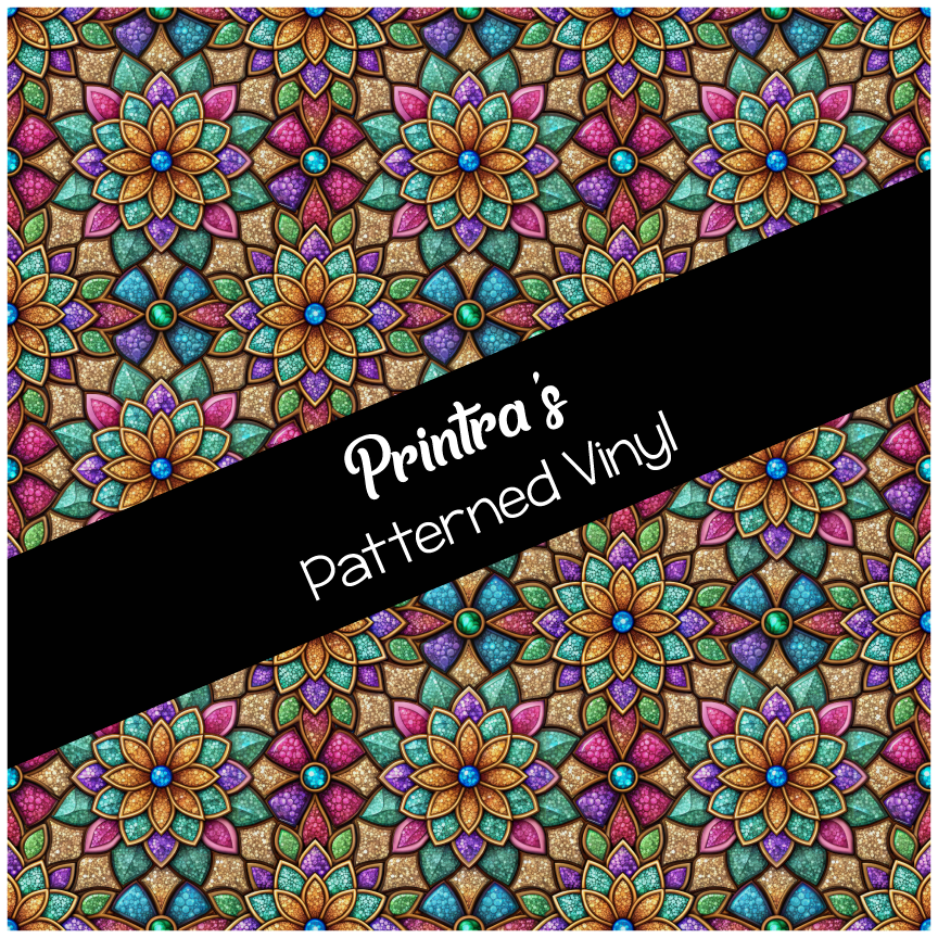 Sunlit Lotus #03 Patterned Vinyl