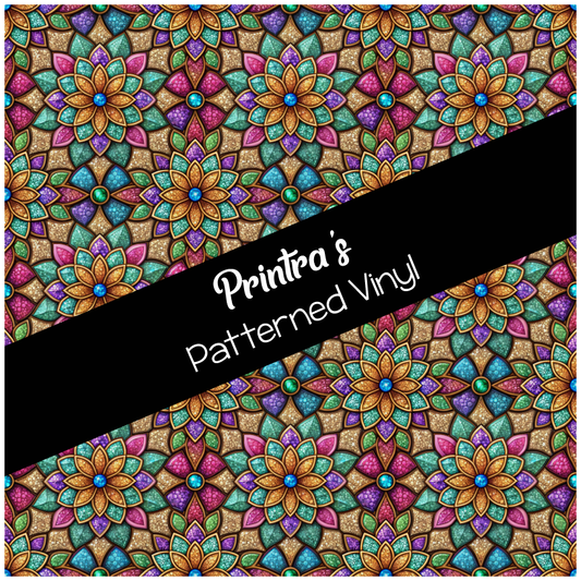 Sunlit Lotus #03 Patterned Vinyl