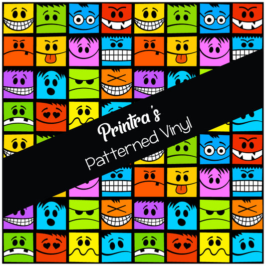 Emoticons #04 Patterned Vinyl