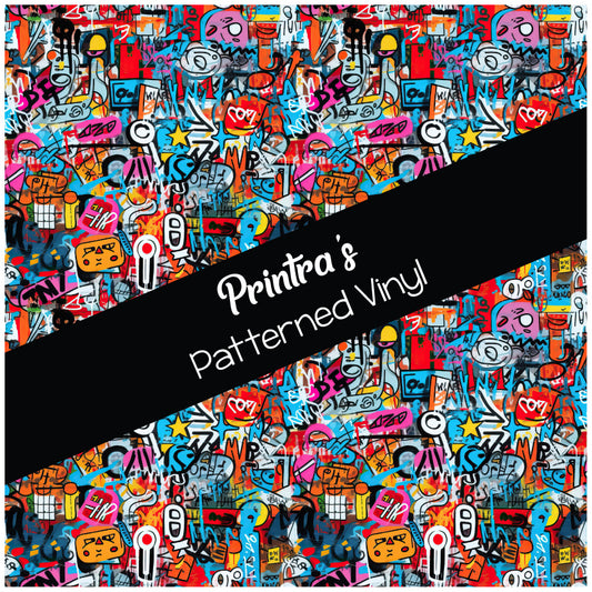 Graffiti Art #05 Patterned Vinyl