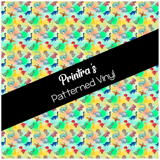Dinosaurs #06 Patterned Vinyl