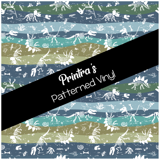 Dinosaurs #08 Patterned Vinyl