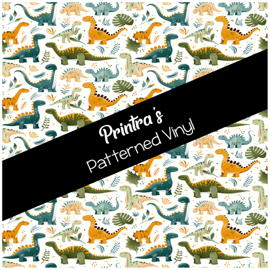 Dinosaurs #13 Patterned Vinyl