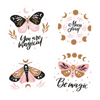 Boho Magic Vibes Sticker Sheet
