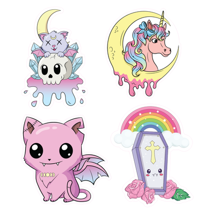 Creepy But Cute Sticker Sheet