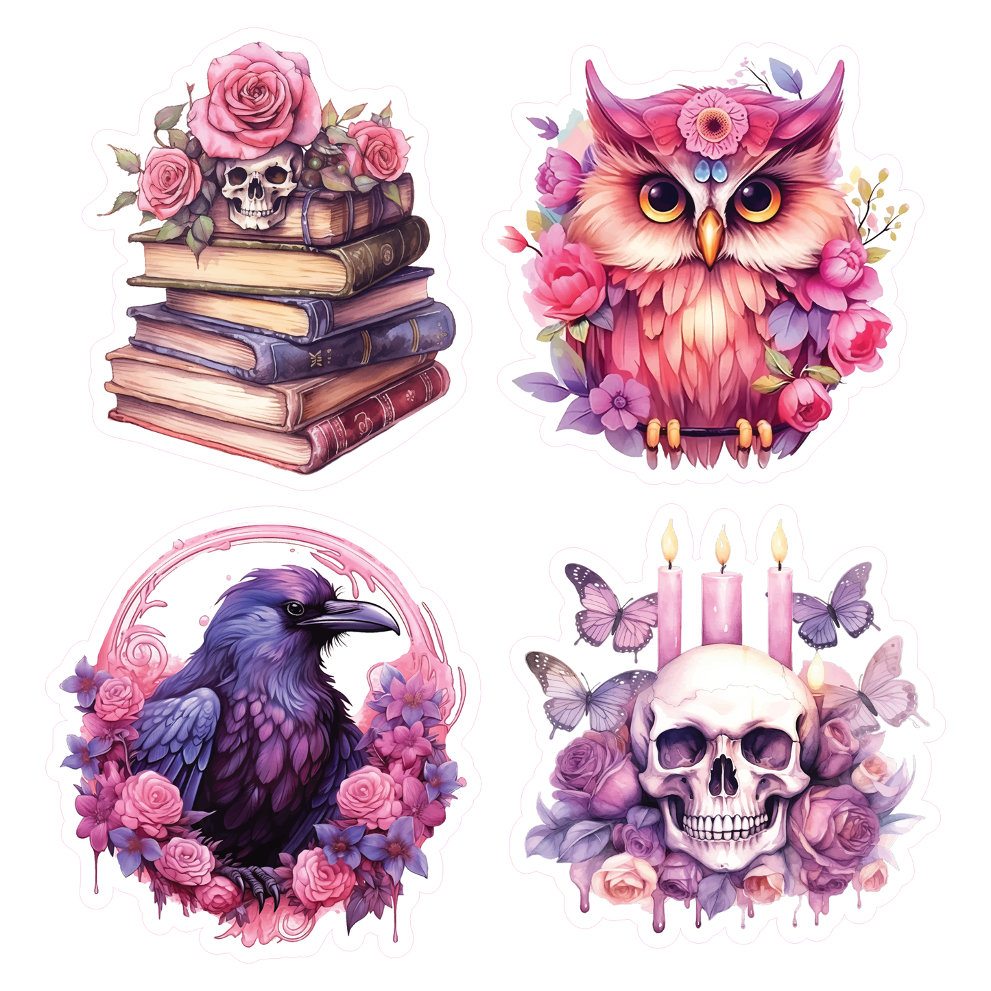 Mystical Pink Sticker Sheet