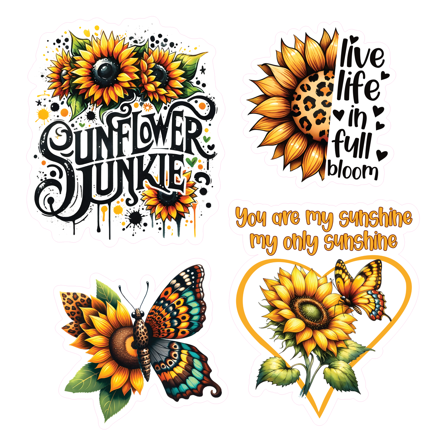 Sunflowers Sticker Sheet