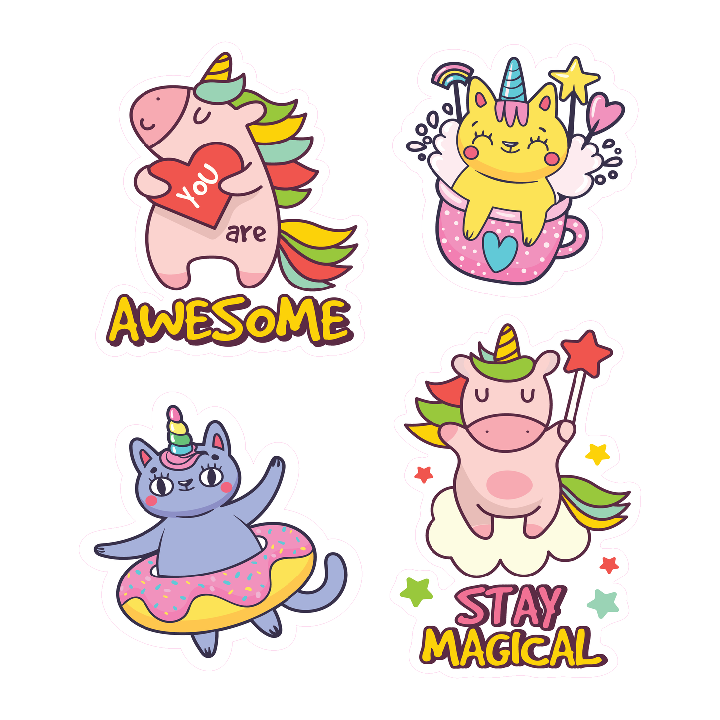 Unicorn Dreams Sticker Sheet