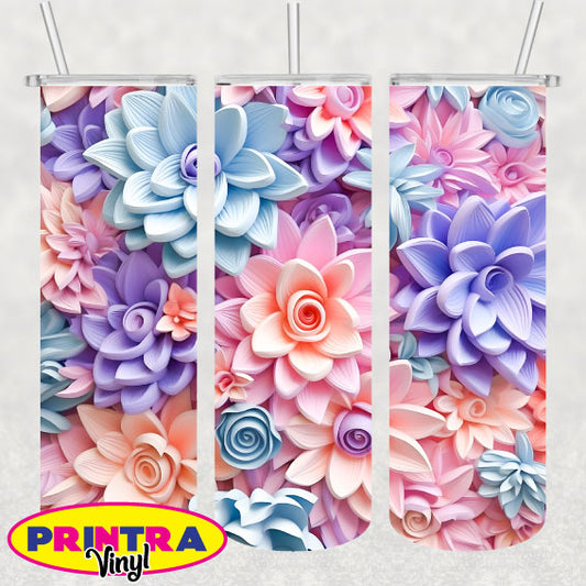 3D Flowers 03 Wrap (TW204)