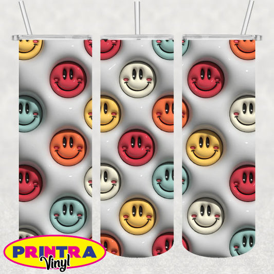 3D Puff Smiley Wrap (TW214)