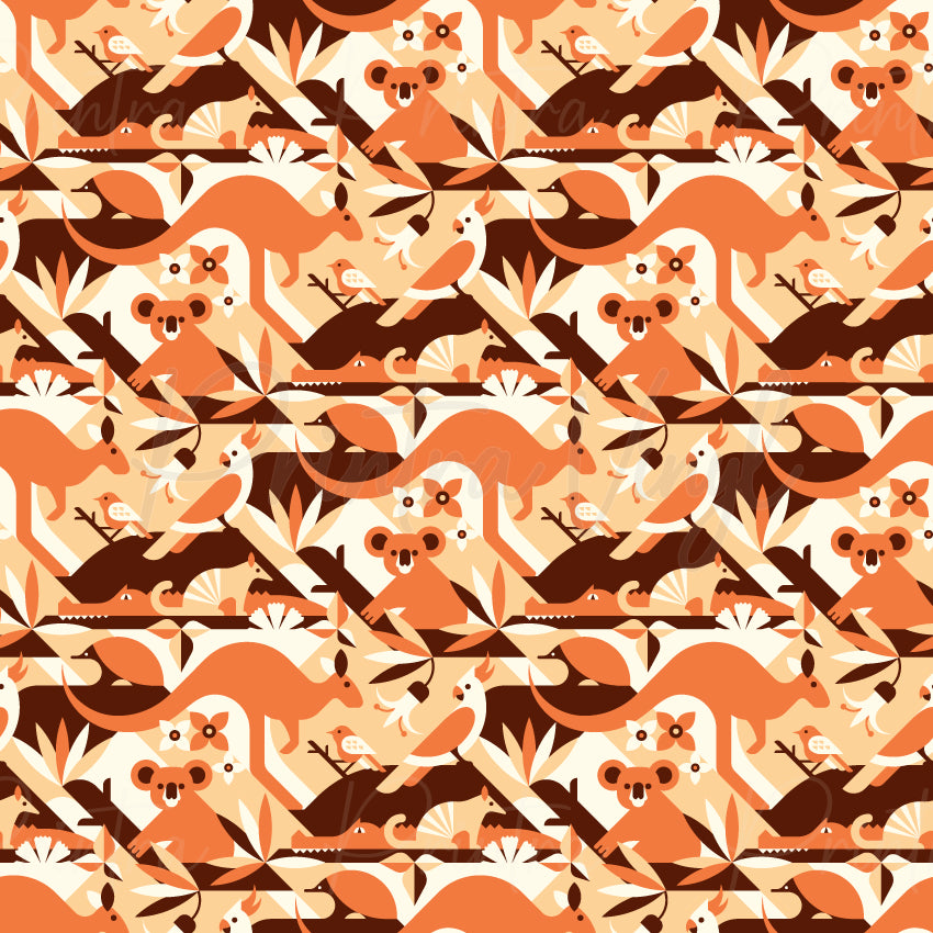 Adventure Trails Outback Patterned Vinyl