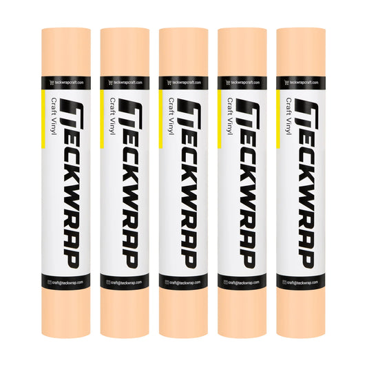 Apricot - TeckWrap MATTE Permanent Adhesive Vinyl