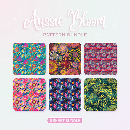 Aussie Bloom Patterned Vinyl Bundle