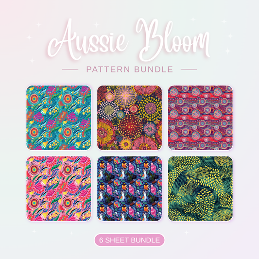 Aussie Bloom Patterned Vinyl Bundle