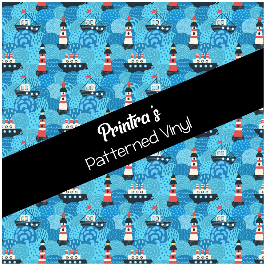 Beacon Waves Patterned Vinyl