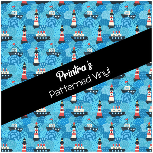 Beacon Waves Patterned Vinyl