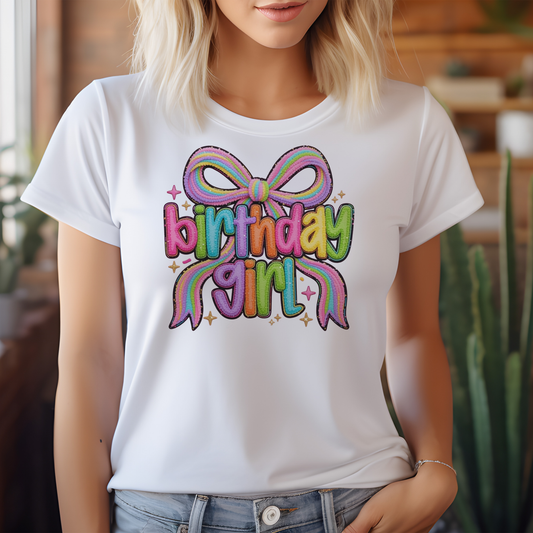 Press-Ready Heat Transfer - Birthday Girl