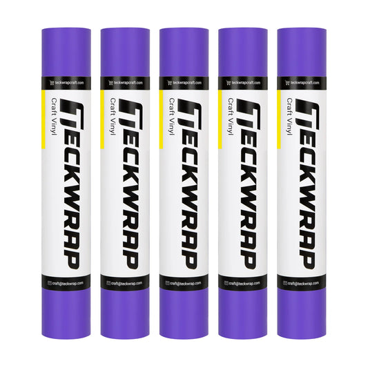 Brilliant Purple - TeckWrap MATTE Permanent Adhesive Vinyl