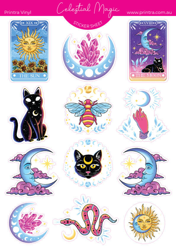 Celestial Magic Sticker Sheet