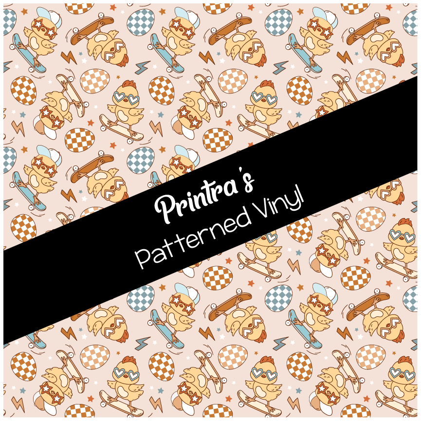 Chick Tricks Patterned Vinyl
