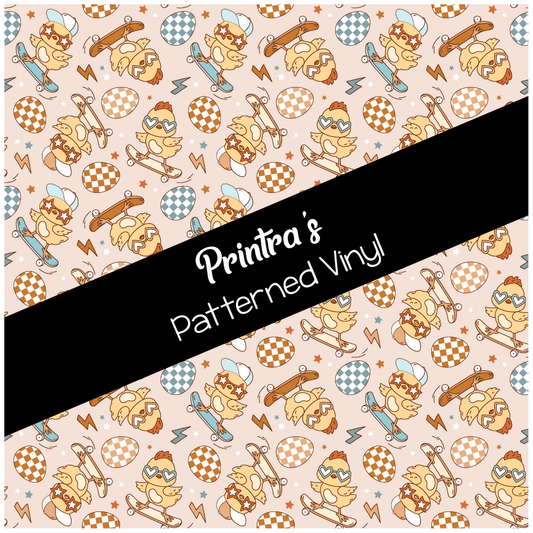 Chick Tricks Patterned Vinyl