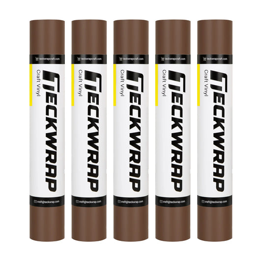 Coffee Brown - TeckWrap MATTE Permanent Adhesive Vinyl