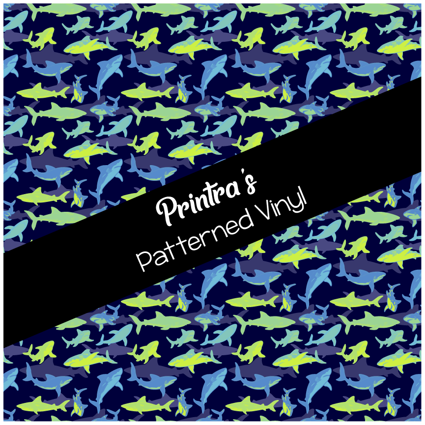 Fin Frenzy Patterned Vinyl
