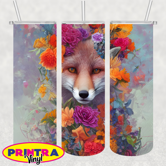 Floral Fox 02 Wrap (TW146)