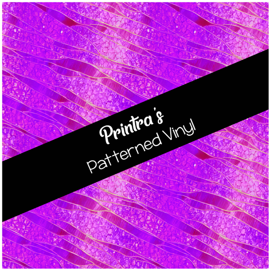 Fuchsia Wave Strata Patterned Vinyl