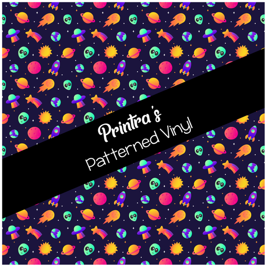 Galaxy Giggles Patterned Vinyl