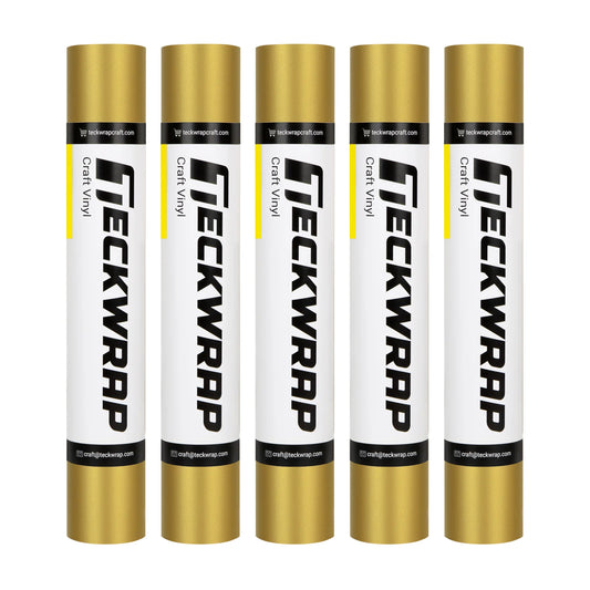 Gold - TeckWrap MATTE Permanent Adhesive Vinyl