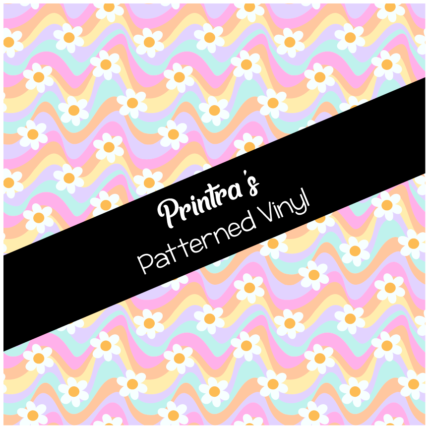 Groovy Daisies Patterned Vinyl