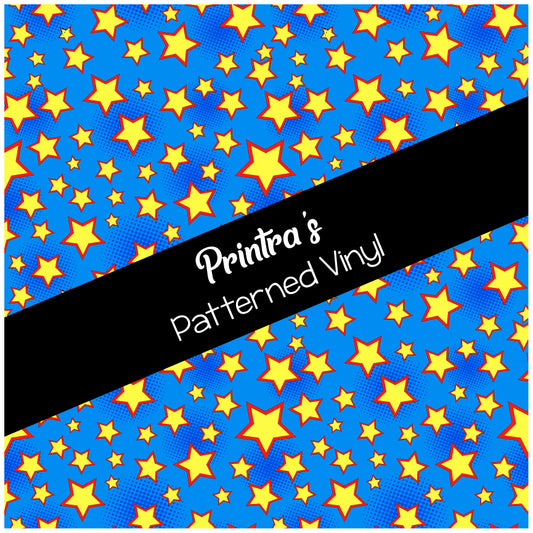 Hero Stars Patterned Vinyl
