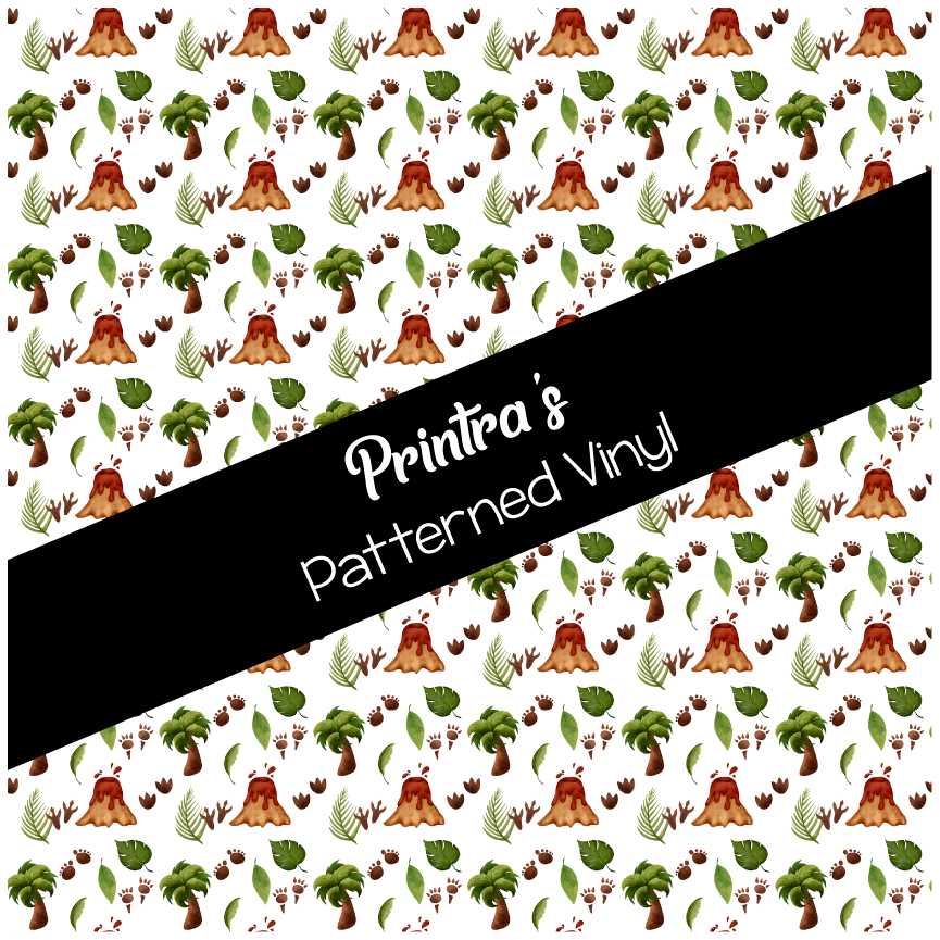 Jurassic Jungle Patterned Vinyl