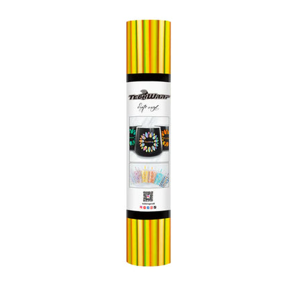 Holographic Glossy Adhesive Vinyl - LUXURY GOLD