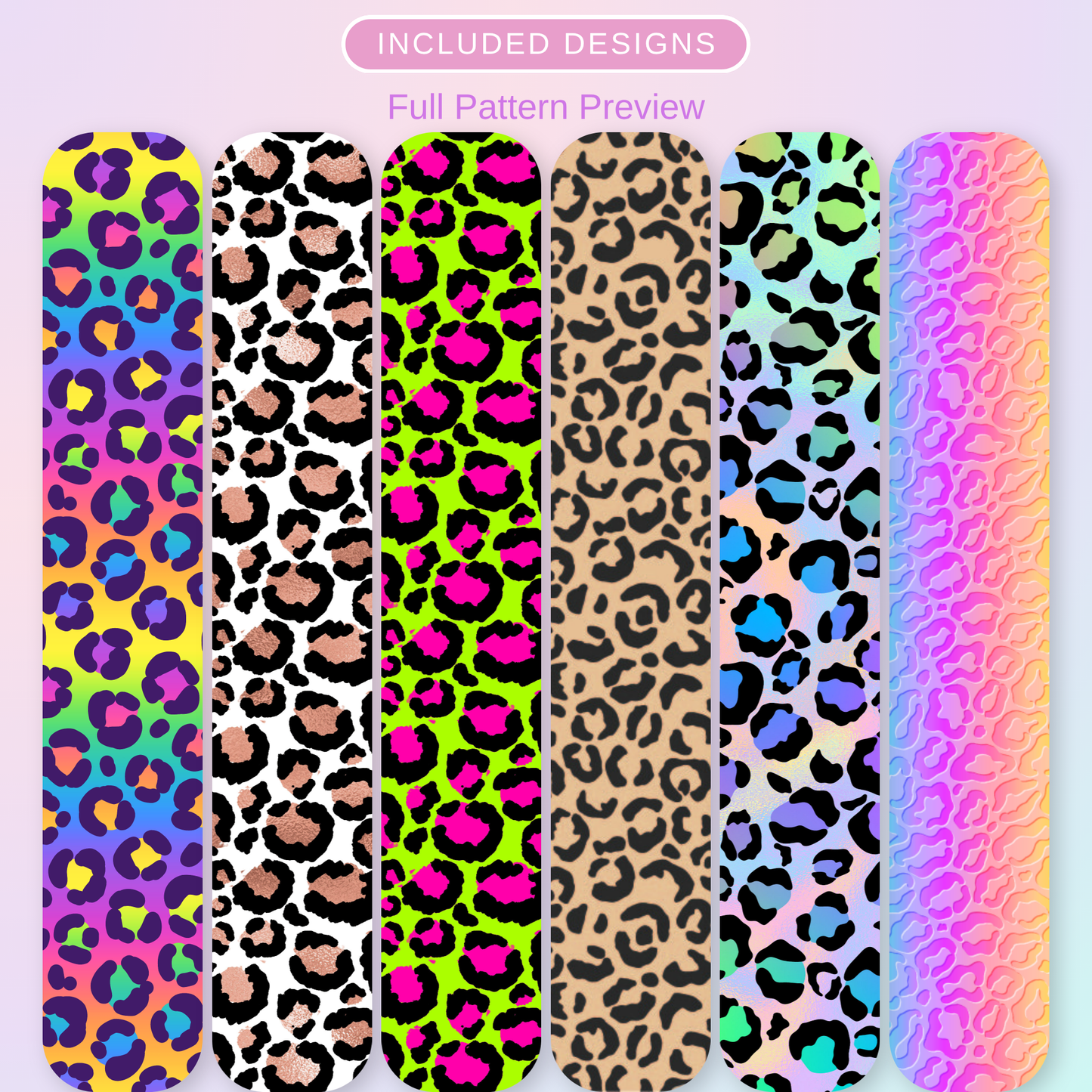 Leopard Print Patterned Vinyl Bundle